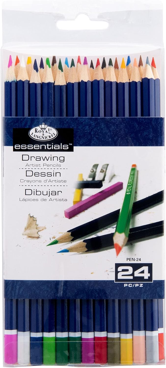 24 Artist Colouring Pencil Set