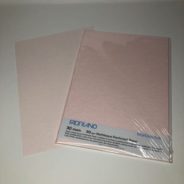 Marblesque Parchment Card