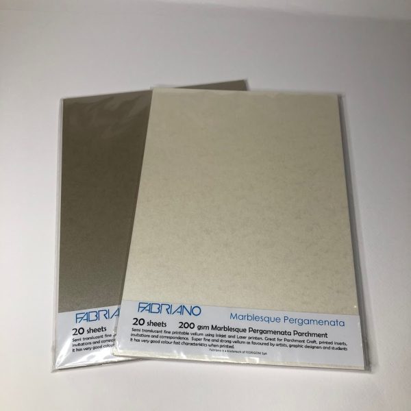 Marblesque Parchment Card