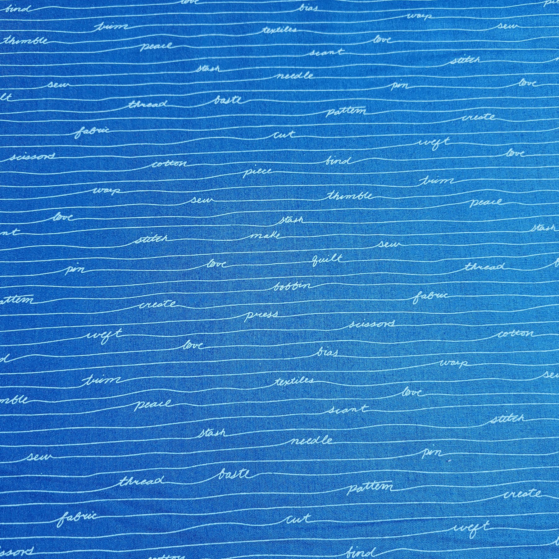 Makower - Sea Longhand- Scrawl - M118