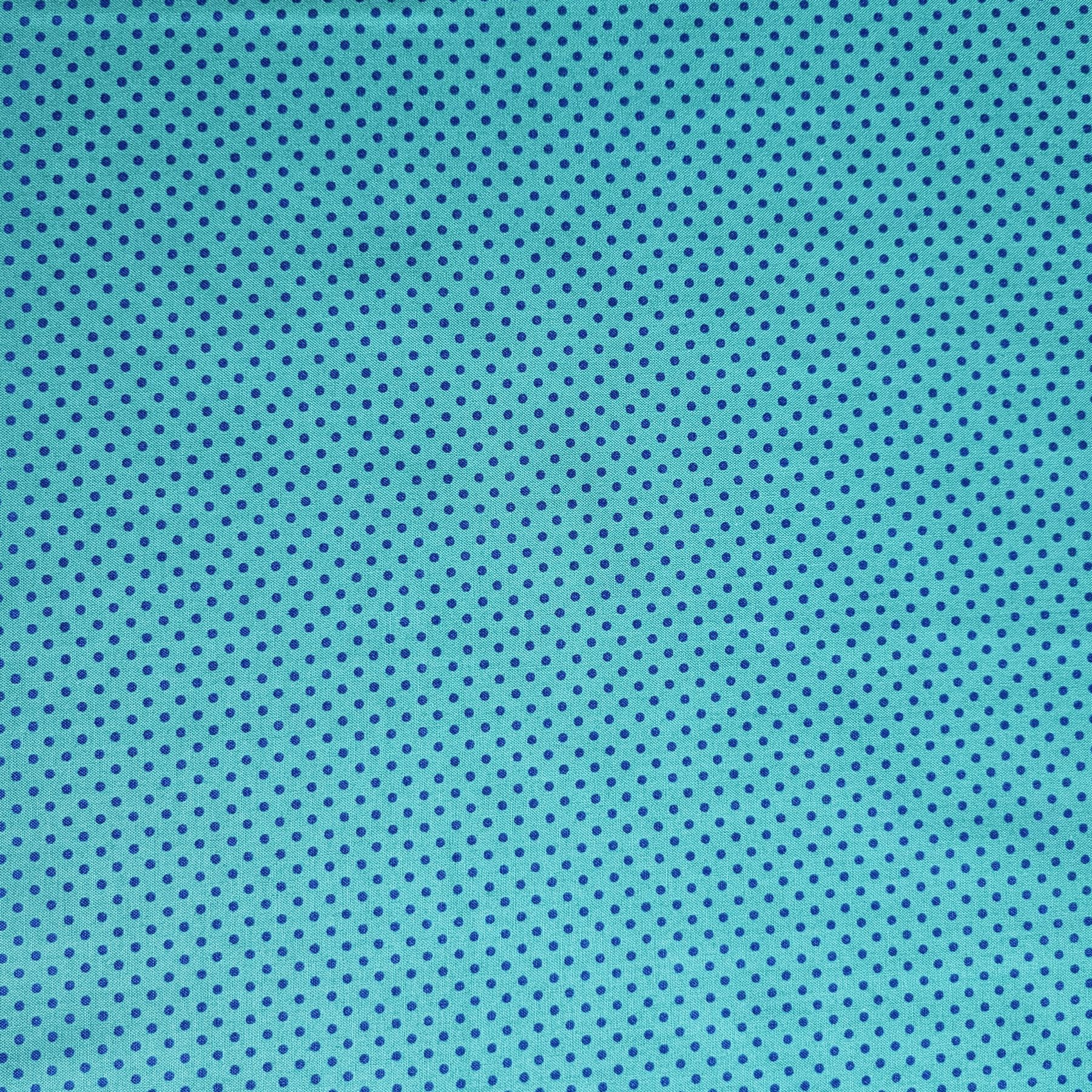 Makower - Spot Blue On Turq - M124