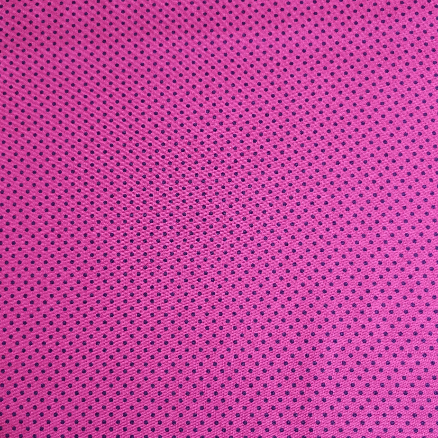 Makower - Spot Purple On Pink - M122