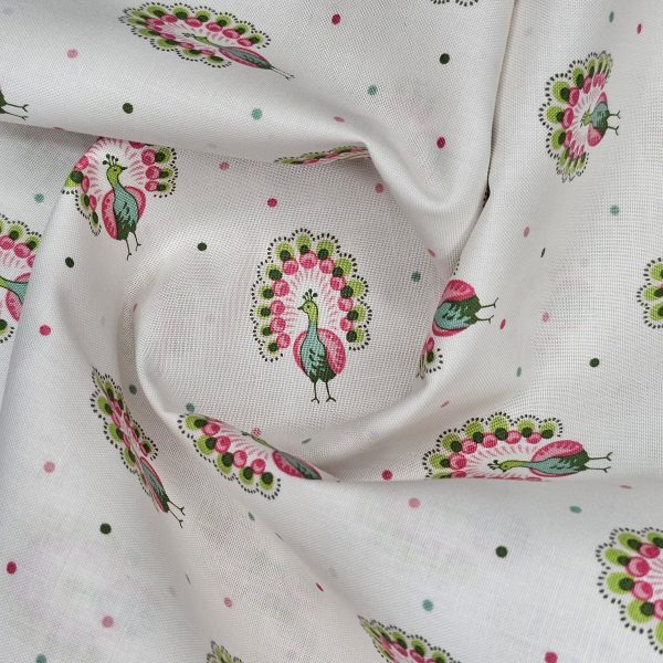 Liberty - Garden Party Collection - Proud Peacocks -L216