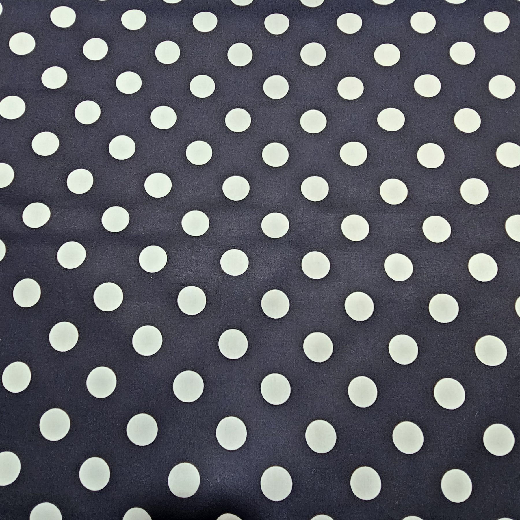 Sevenberry - Dark blue navy with white dots S0047