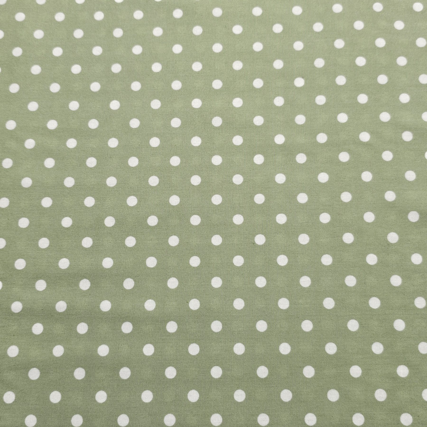 Sevenberry - Apple green with white dots S0026