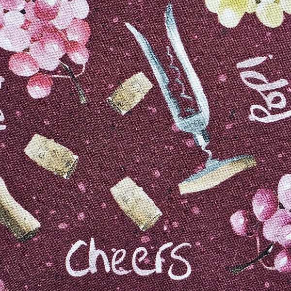 P&B Fabrics - Pop The Cork! - Mercedes Lopez Charro - Licensed by Wild Apple Graphics PB009