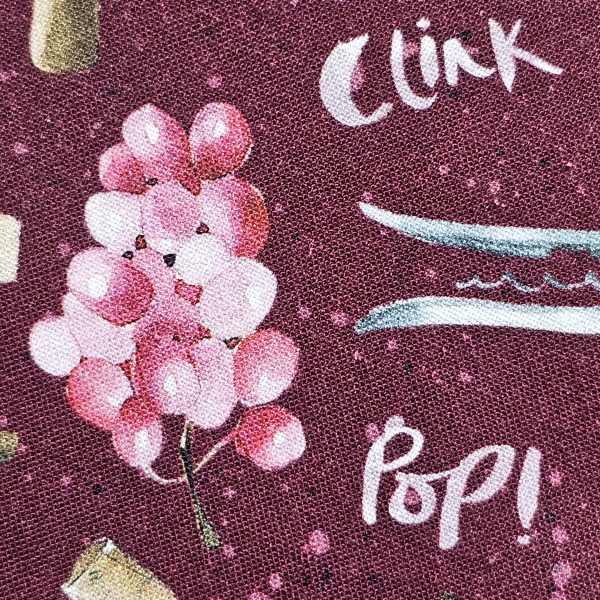 P&B Fabrics - Pop The Cork! - Mercedes Lopez Charro - Licensed by Wild Apple Graphics PB009