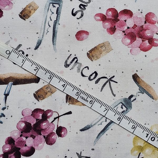 P&B Fabrics - Pop The Cork! - Mercedes Lopez Charro - Licensed by Wild Apple Graphics PB011