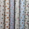 Panama Weave 100% Plain Cotton Fabric - Christmas Design - CP004
