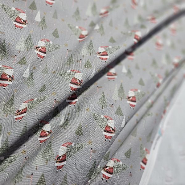 Panama Weave 100% Plain Cotton Fabric - Christmas Design - CP004