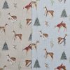 Panama Weave 100% Plain Cotton Fabric - Christmas Design - CP006