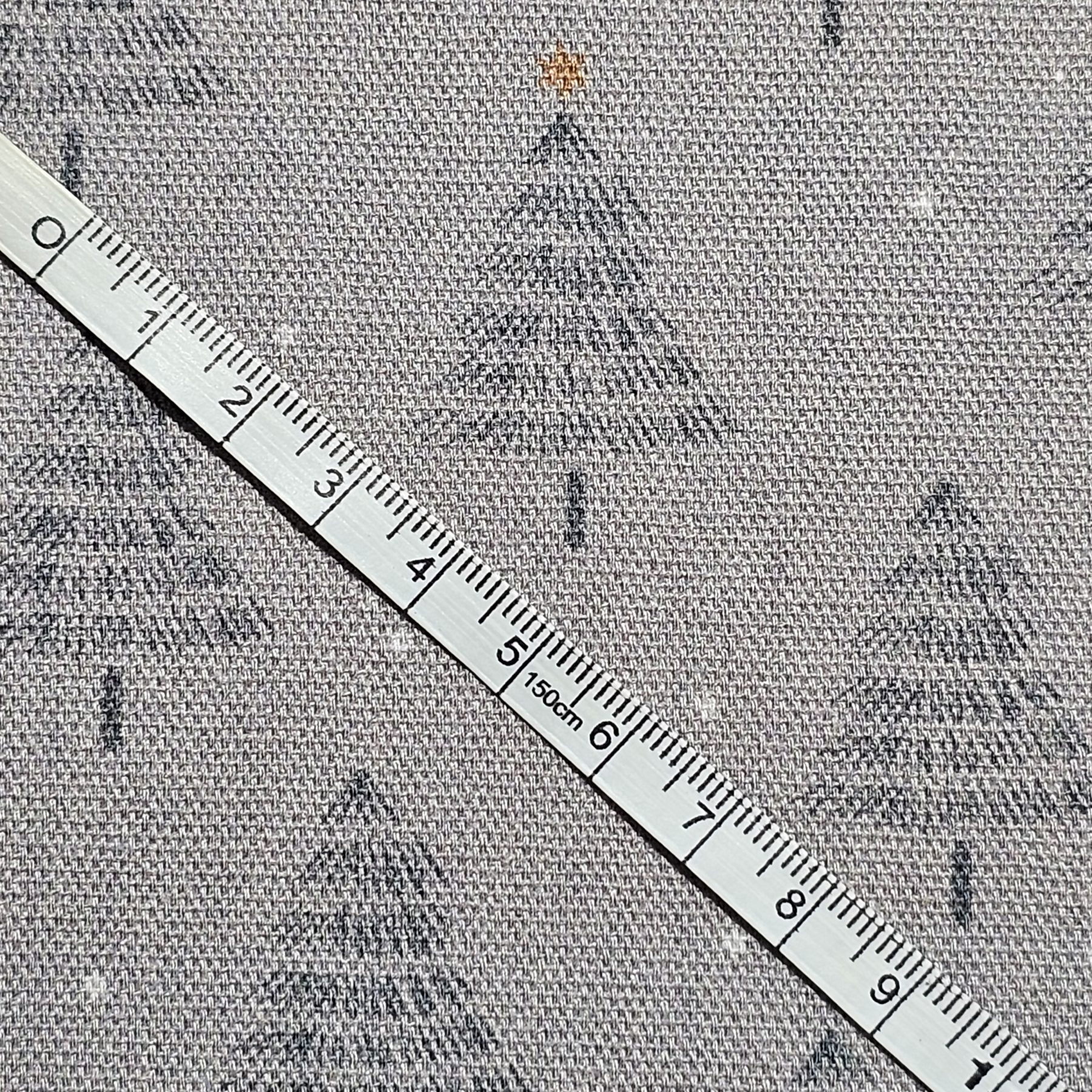 Panama Weave 100% Plain Cotton Fabric - Christmas Design - CP007