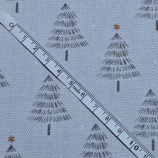 Panama Weave 100% Plain Cotton Fabric - Christmas Design - CP008