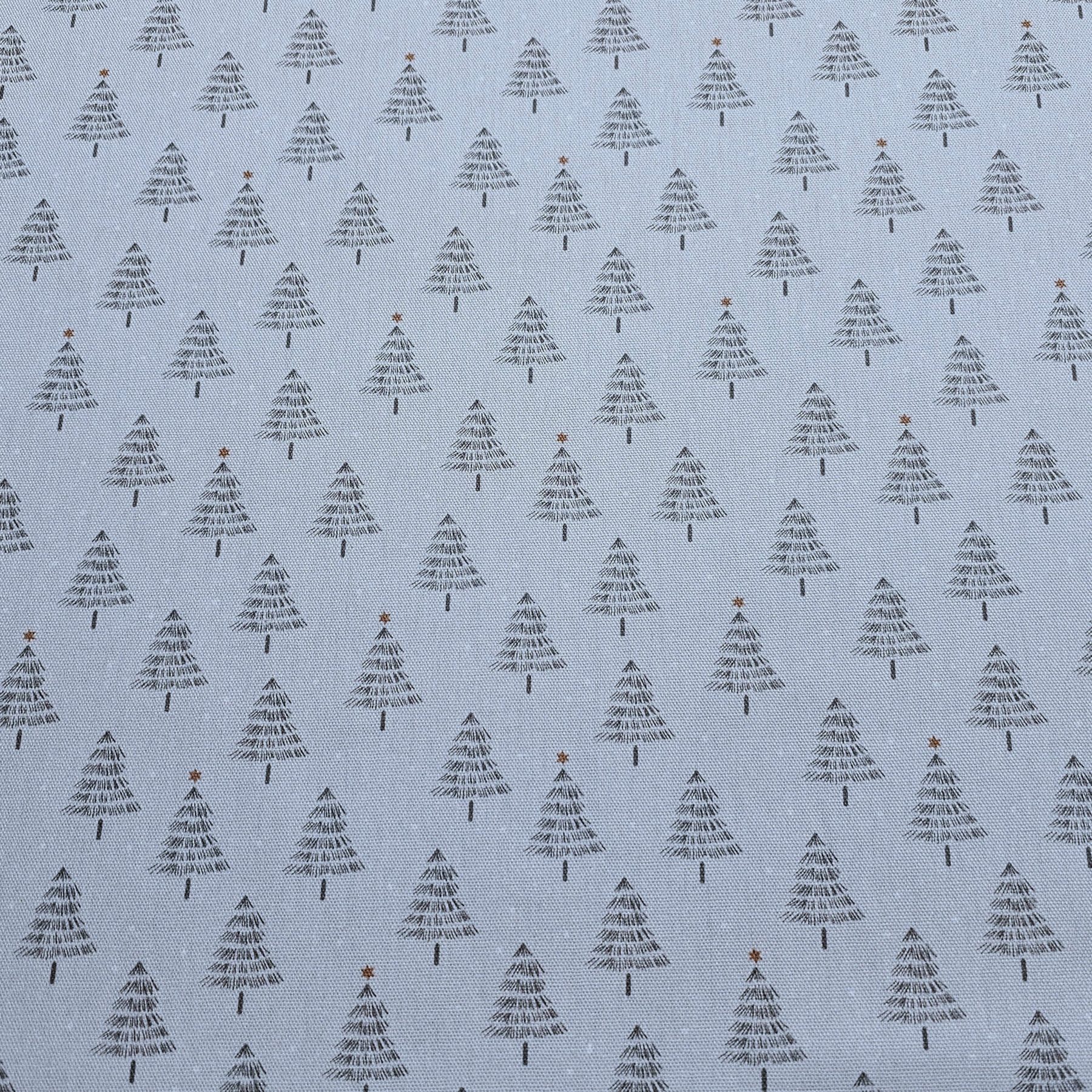 Panama Weave 100% Plain Cotton Fabric - Christmas Design - CP008