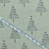 Panama Weave 100% Plain Cotton Fabric - Christmas Design - CP009