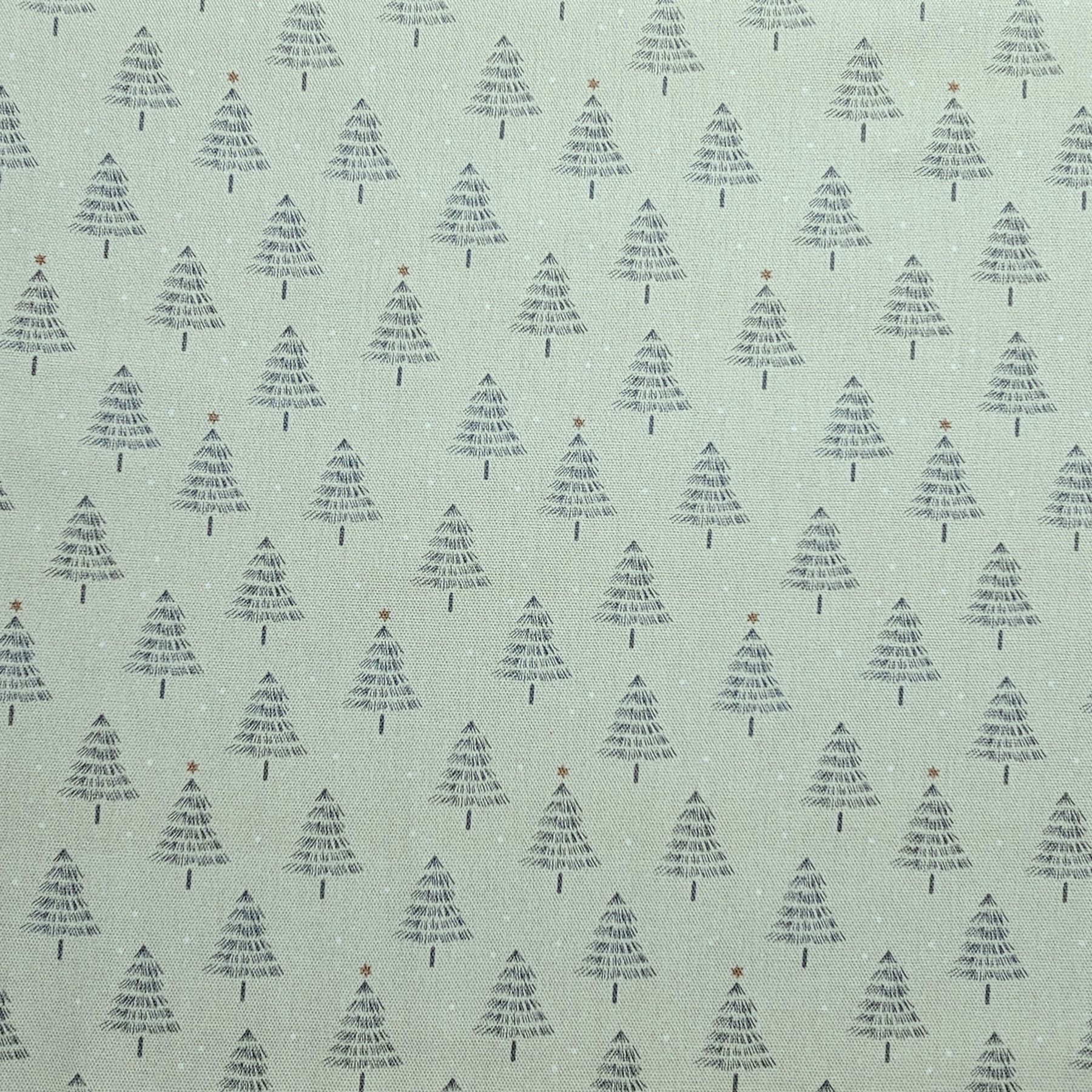 Panama Weave 100% Plain Cotton Fabric - Christmas Design - CP009