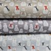 Panama Weave 100% Plain Cotton Fabric - Christmas Design - CP011