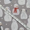 Panama Weave 100% Plain Cotton Fabric - Christmas Design - CP011