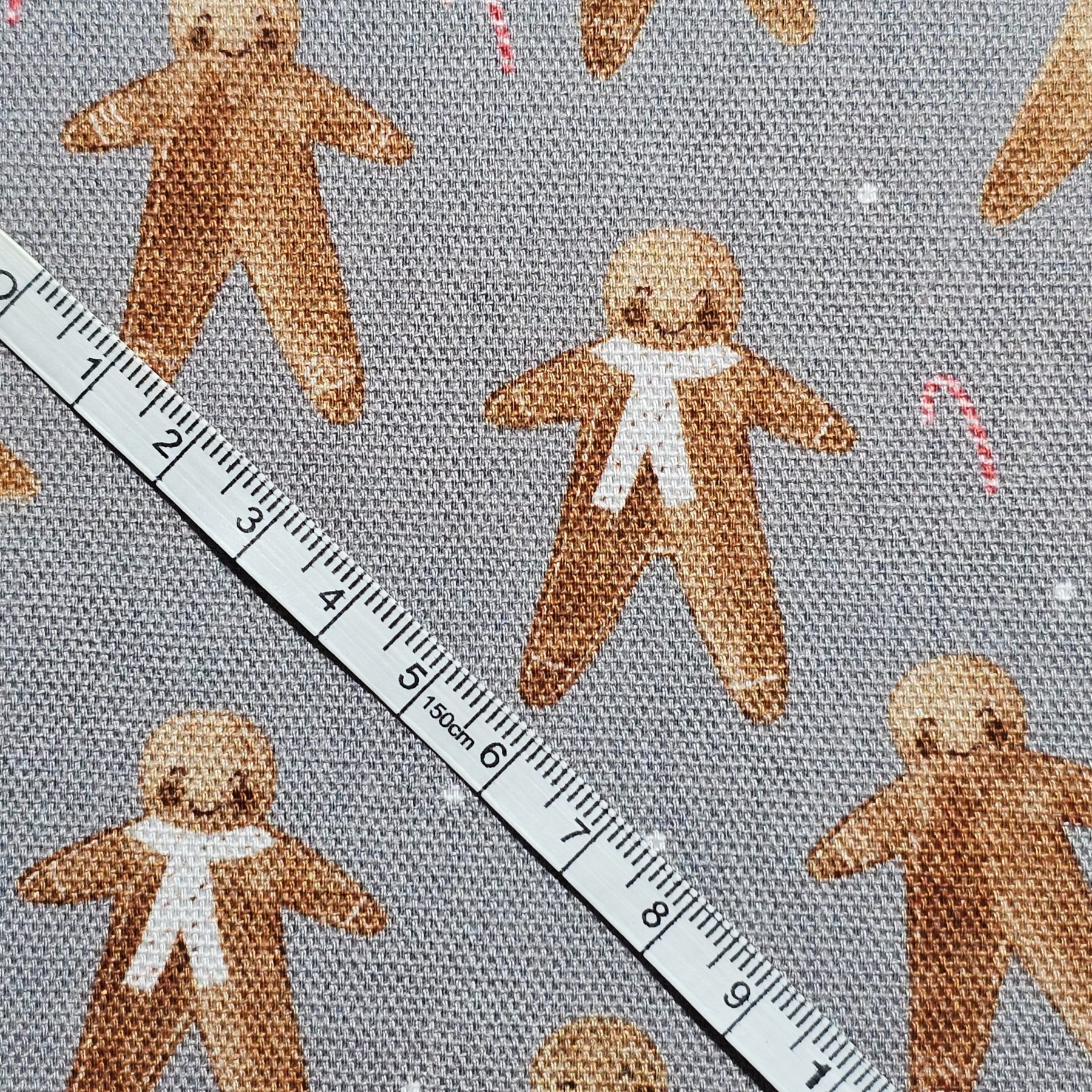 Panama Weave 100% Plain Cotton Fabric - Christmas Design - CP013