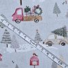 Panama Weave 100% Plain Cotton Fabric - Christmas Design - CP017
