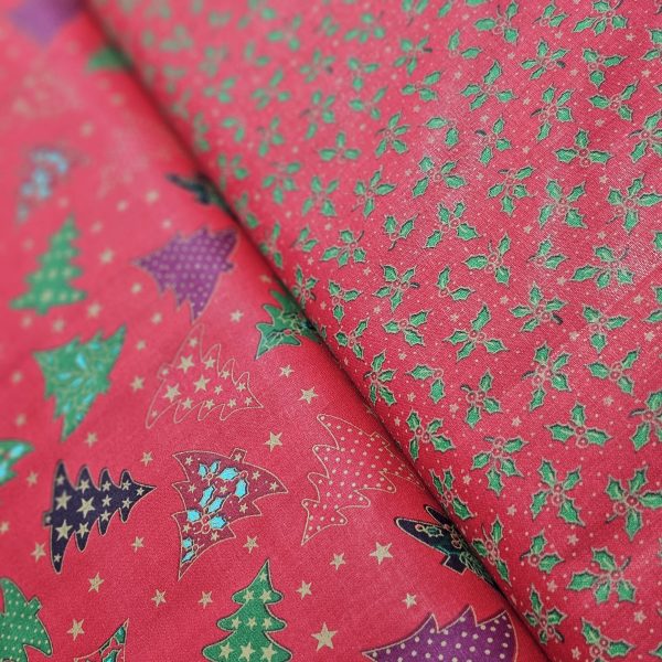 100% Cotton Fabric - Christmas Design - CX010