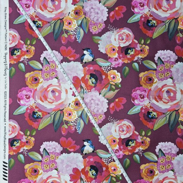Riley Blake - Poppies and Plums Fabric - RB001