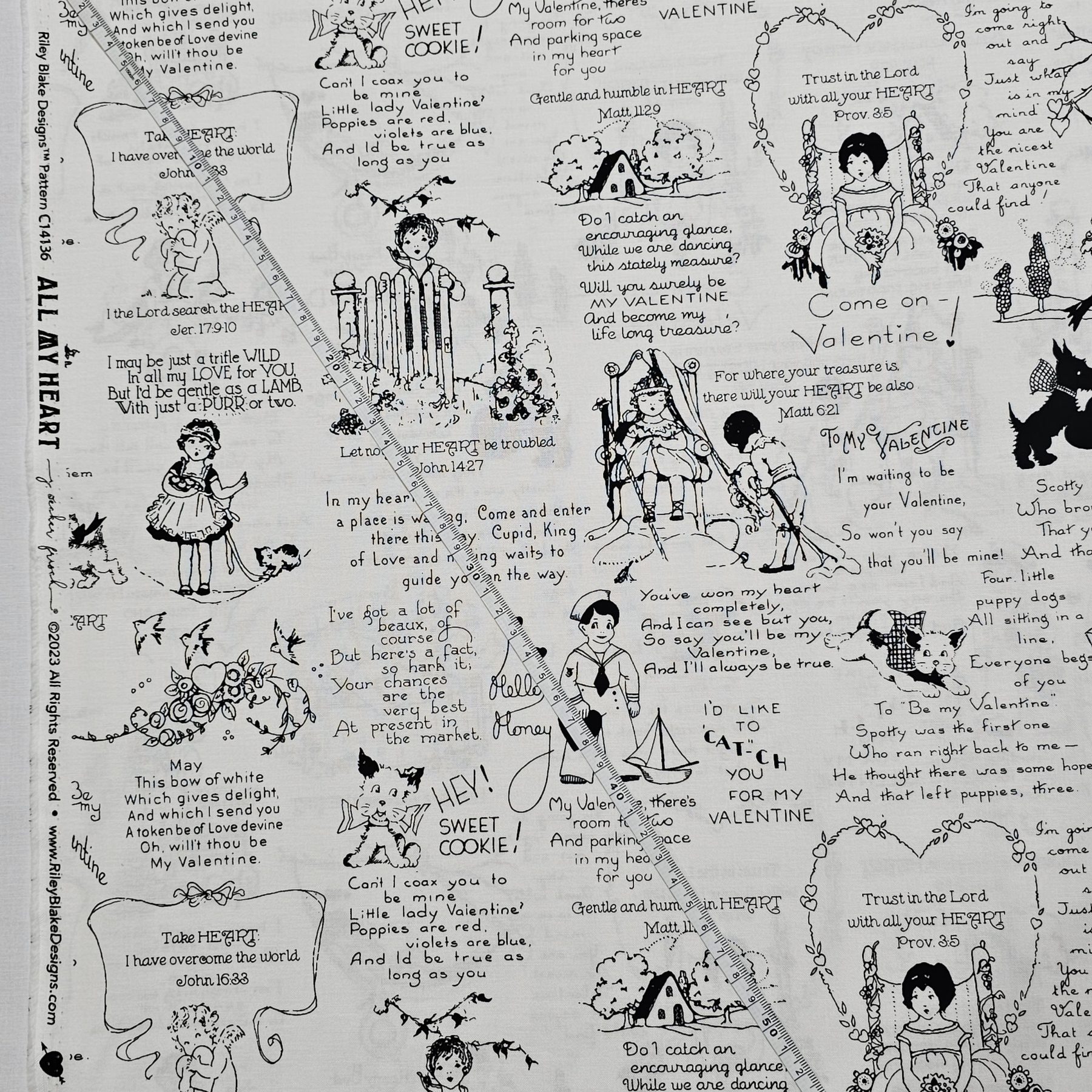 Riley Blake - All My Heart Fabric - RB013