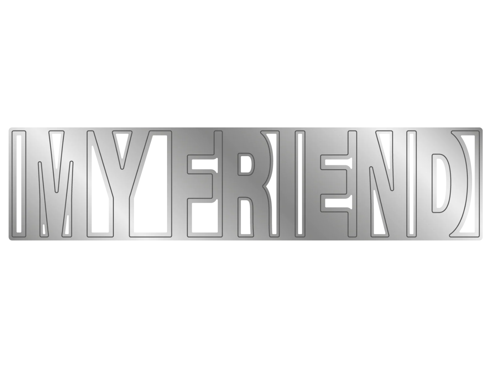 Crafters Companion - Stamp & Die Set - My Friend, You’re The Best