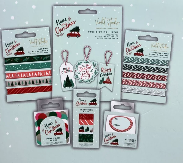 Violet Studios Gift Decorating Bundle - Home for Christmas