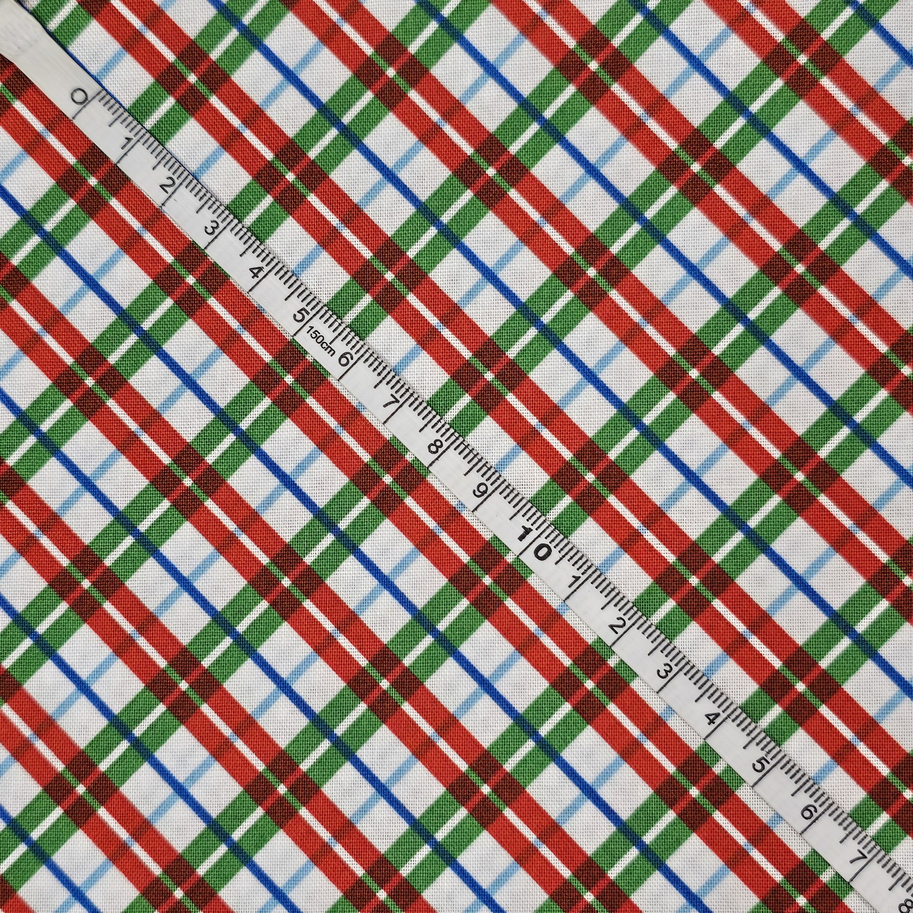 Liberty - Lasenby Cotton - Deck The Halls - In Check -  L275