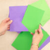Crafter's Companion - 5"x7" Purple & Green Card & Envelopes 100pc