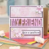 Crafters Companion - Stamp & Die Set - My Friend, You’re The Best
