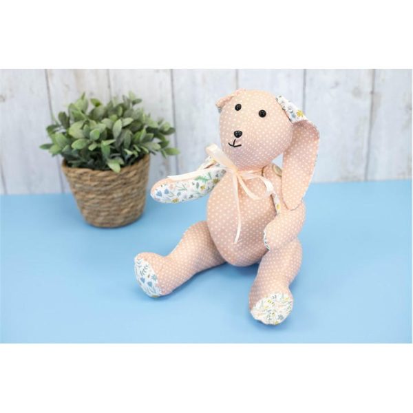 Floral Bunny Teddy Bear Kit by Crafter's Companion Threaders