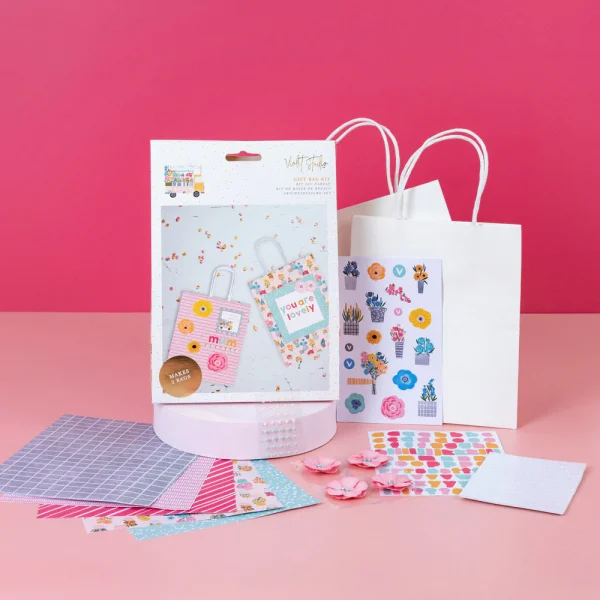 Violet Studios Gift Bag Kit - Rainbow Blooms