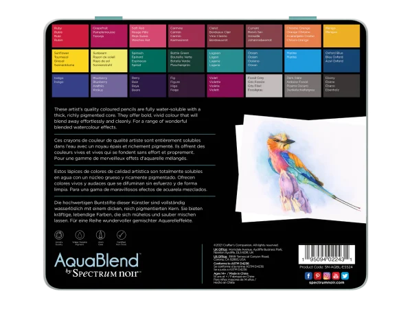SN-AQBL-ESS24_1 AquaBlend by Spectrum noir – Essentials Collection – 24 pc
