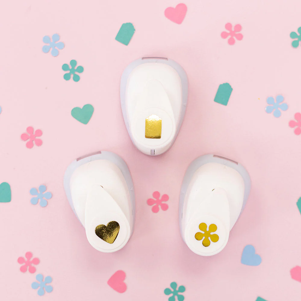 Violet Studio Mini Punch Set of 3 - Heart, Tag and Flower