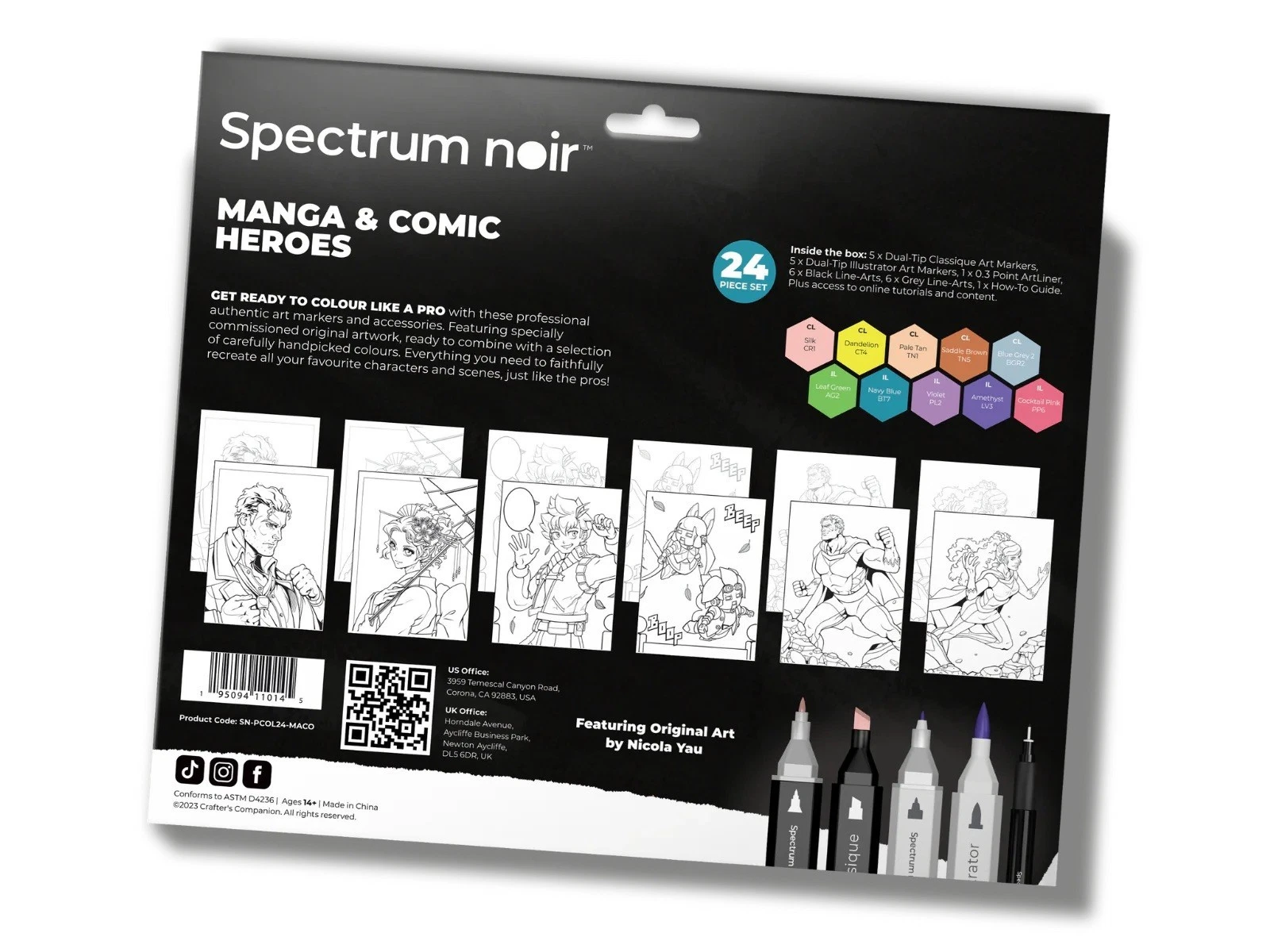 Spectrum noir - Colour Like A PRO – 24 pc