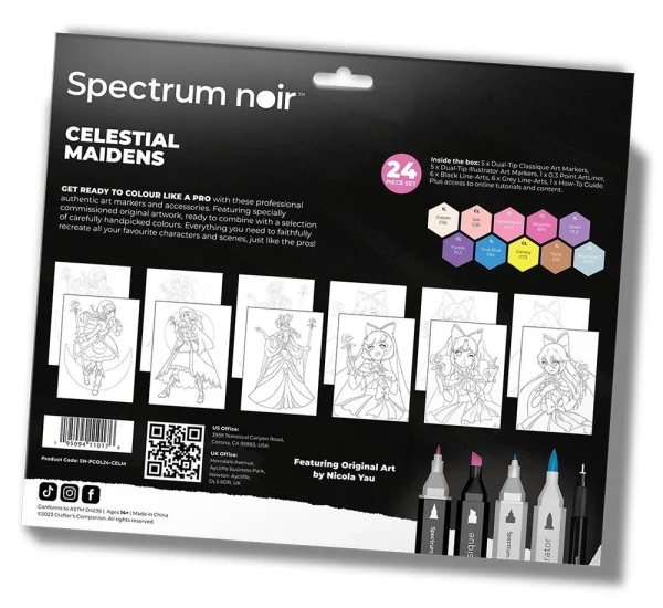 s-l1600 Spectrum noir – Colour Like A PRO – 24 pc