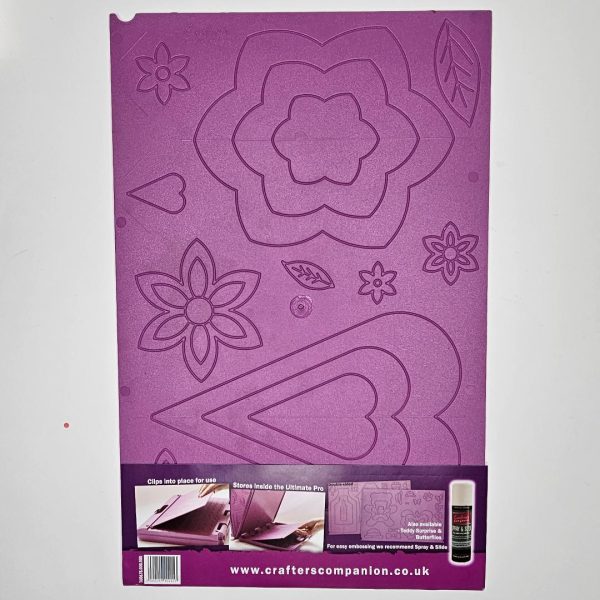 Crafter's Companion Sweet & Cupcake Treats Ultimate Pro Embossing Board