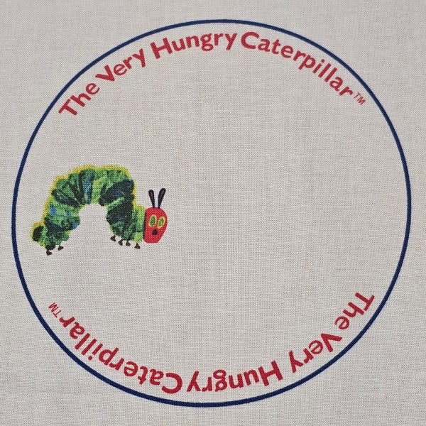 02 Fabric Panel - The Very Hungry Caterpillar Label - Panel 49