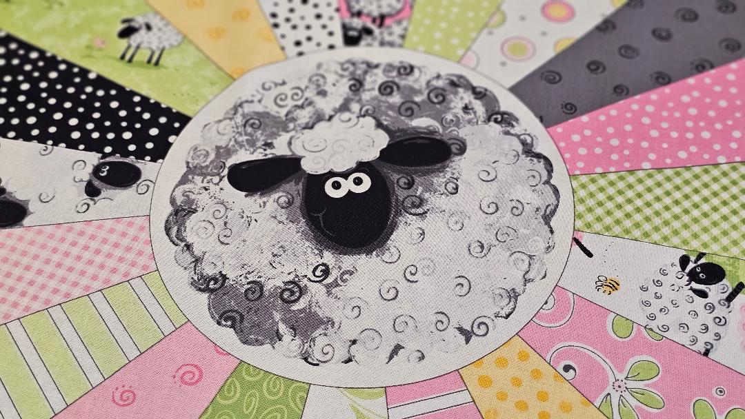 Fabric Panel - Lal the Lamb Designer Susybee - Panel 57