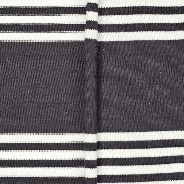 Discovery Knitting - Stretch Knitted Fabric - Breton Stripe - 3 metres - SF022
