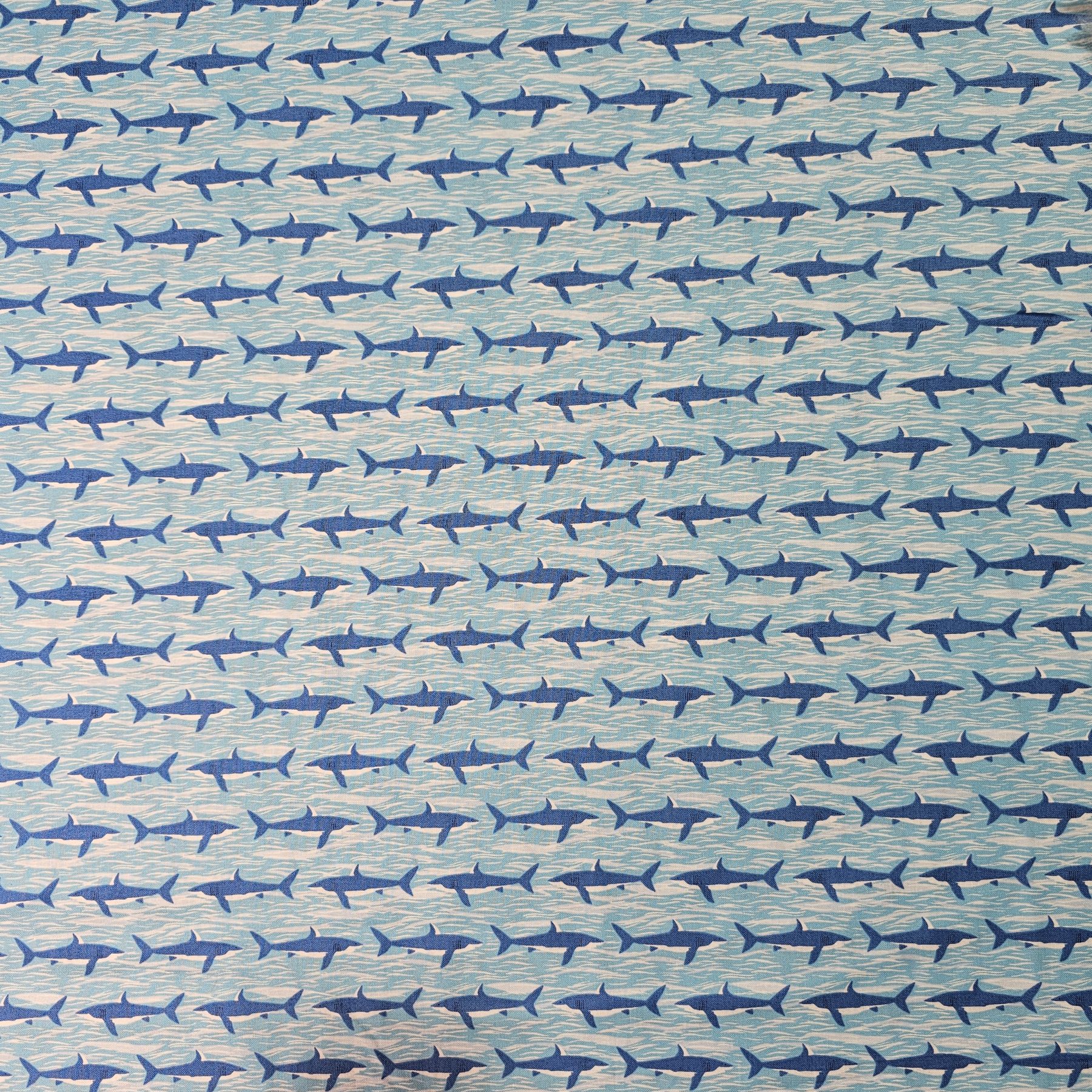 Makower - Deep Blue Sea Sharks - M160