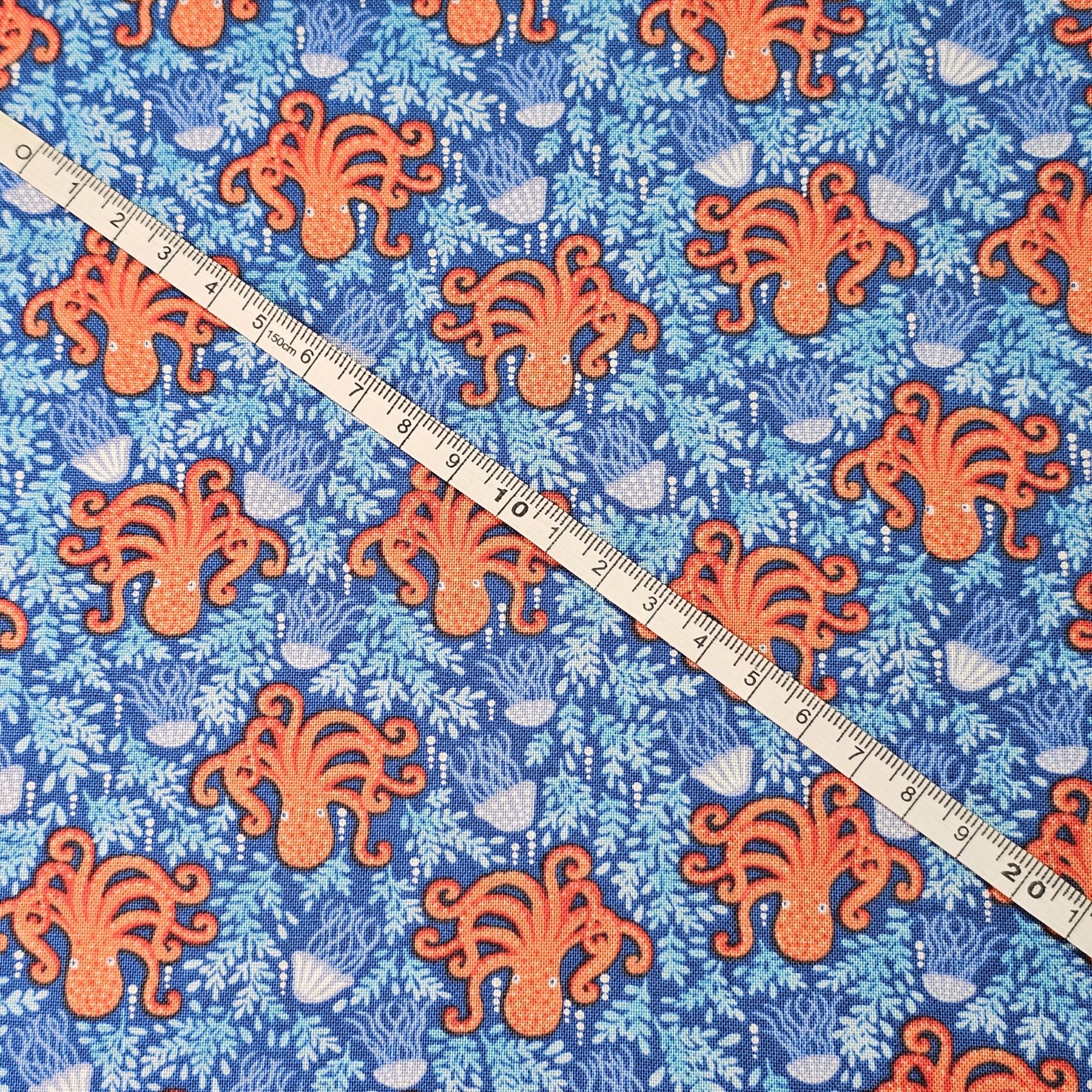 Makower - Deep Blue Sea Octopus - M162