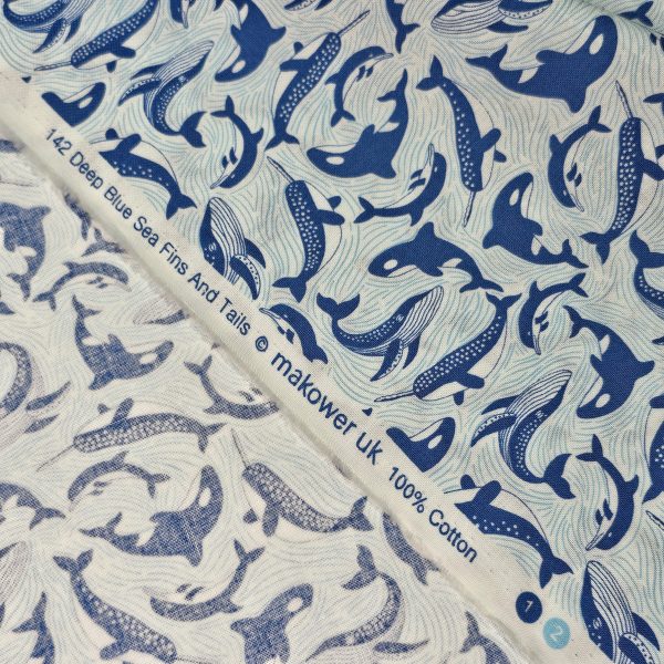 20251124_125956 Makower - Deep Blue Sea Fins And Tails - M164