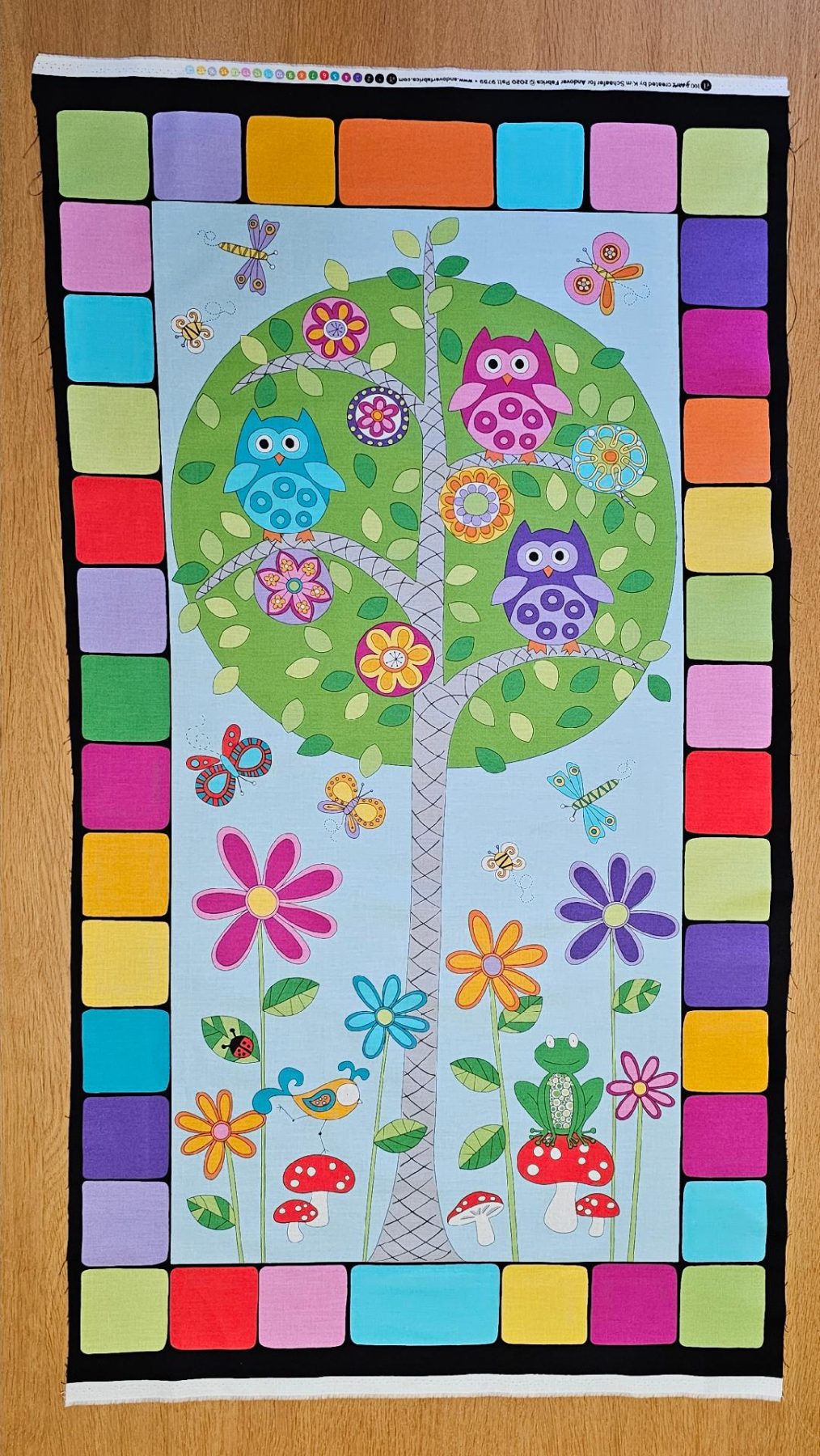 Fabric Panel - Family Tree - Panel 17