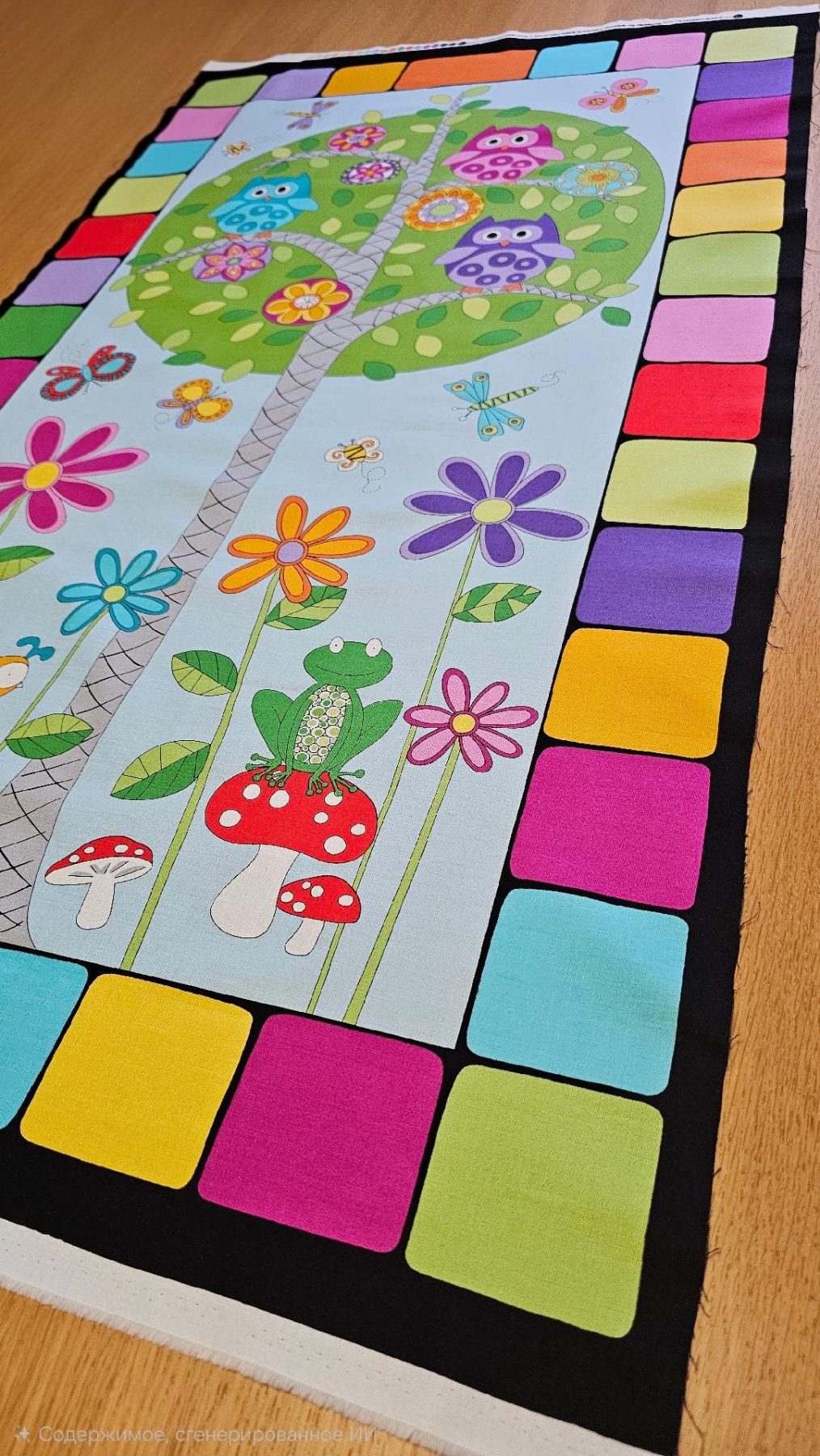 Fabric Panel - Family Tree - Panel 17