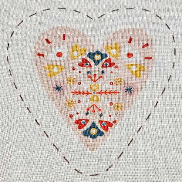 41 Fabric Panel - Winter Folk by Sally Payne - Panel 79