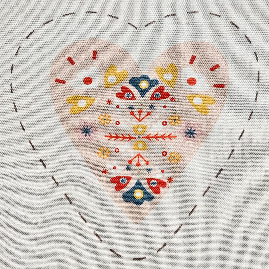 Fabric Panel - Winter Folk by Sally Payne - Panel 79