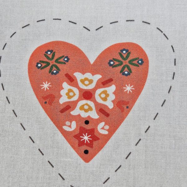 45 Fabric Panel - Winter Folk by Sally Payne - Panel 79